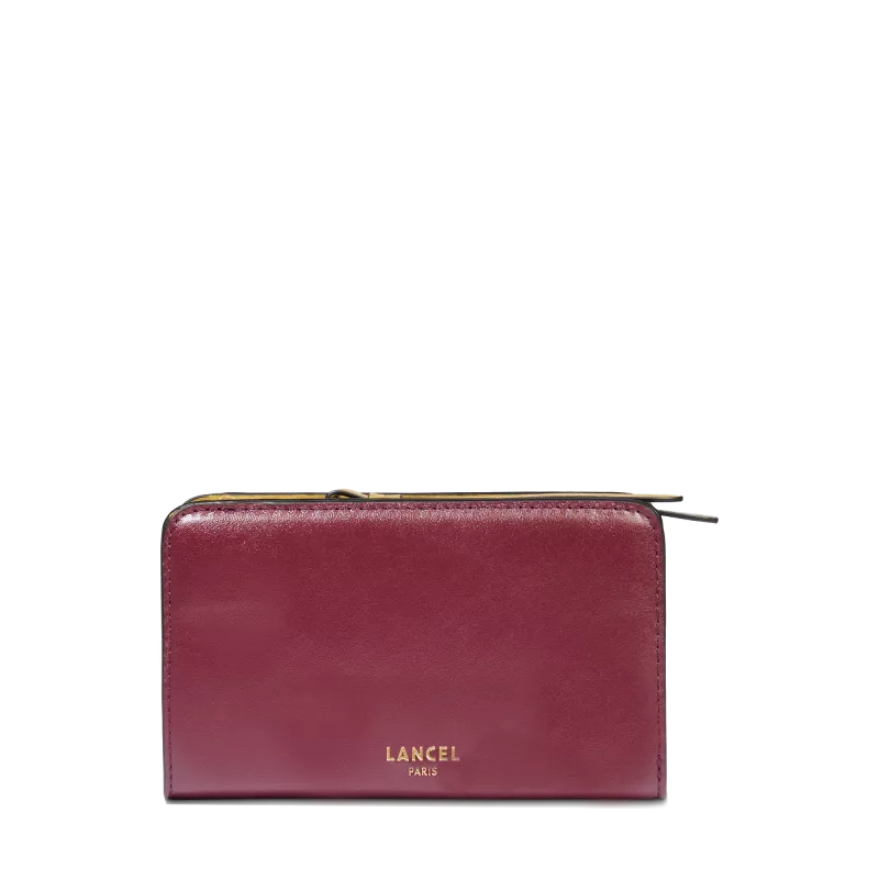 Lancel - Origami portefeuille compact zippé Lancel - Origami portefeuille compact zippé