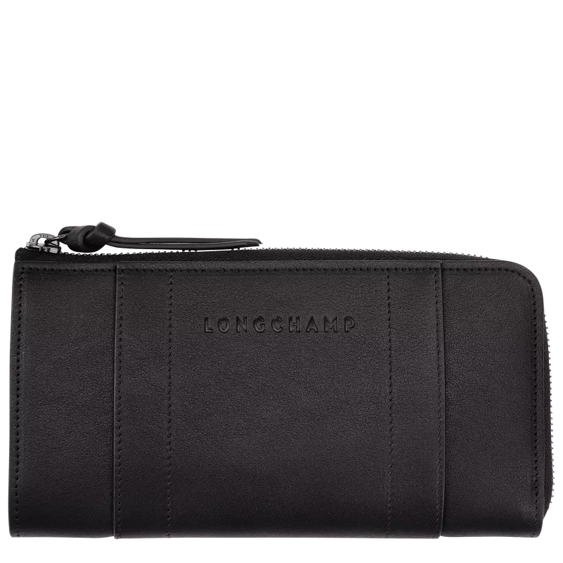 Longchamp - LGP 3D portefeuille zippé