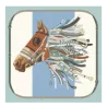 Longchamp - Carré de soie tête de cheval