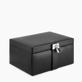 Grande Boite À Bijoux En Cuir De Le Tanneur