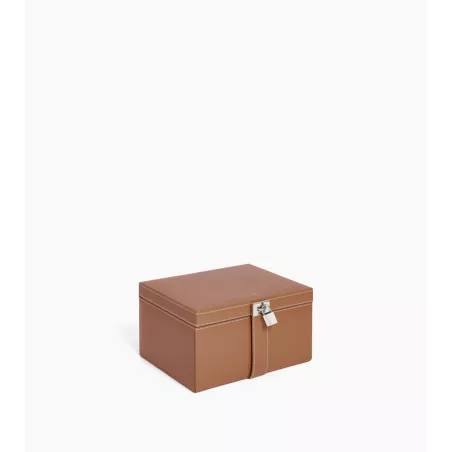 Grande Boite À Bijoux En Cuir De Le Tanneur