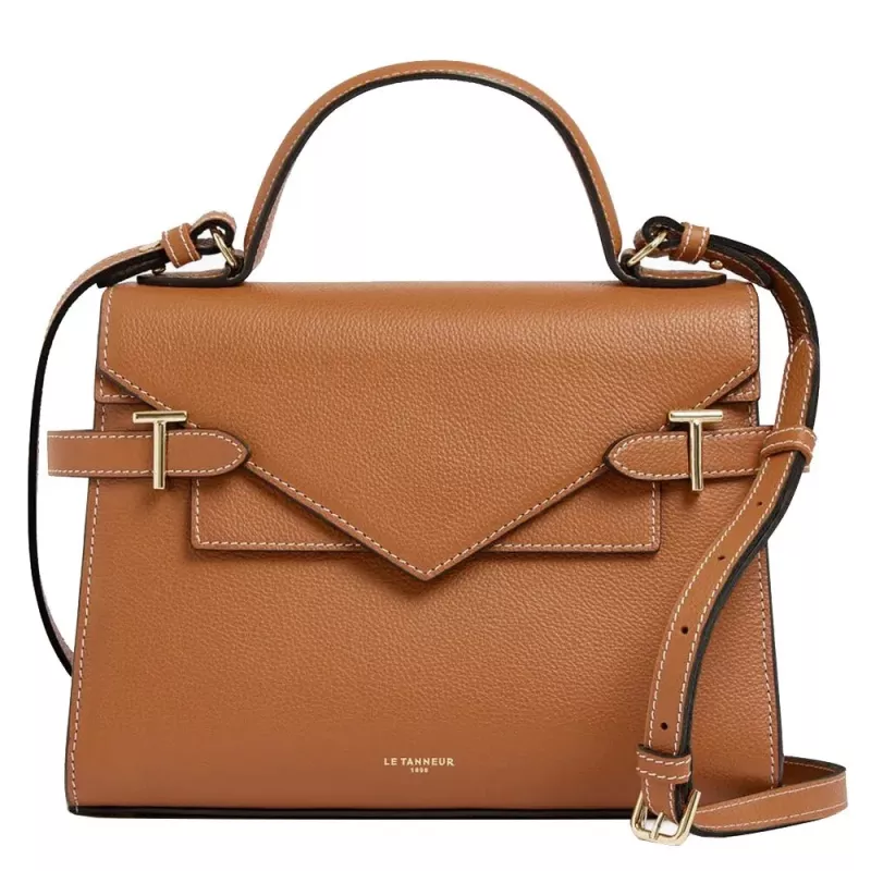 Le Tanneur - Emilie sac à main double rabat moyen modèle