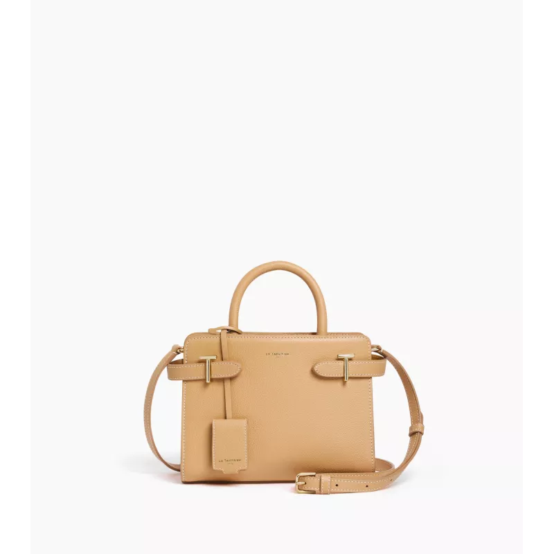 Le Tanneur - petit sac à main emilie en cuir grainé Le Tanneur - petit sac à main emilie en cuir grainé