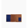 Grand Portefeuille Vertical Zippé 2 Volets Charles En Cuir Grainé De Le Tanneur