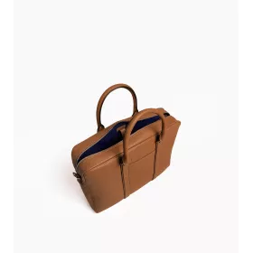 Porte Documents 14" Charles En Cuir Grainé De Le Tanneur