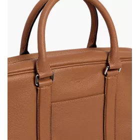Porte Documents 14" Charles En Cuir Grainé De Le Tanneur