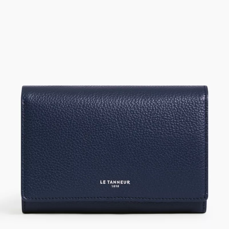 Le Tanneur - portefeuille emilie en cuir grainé Le Tanneur - portefeuille emilie en cuir grainé
