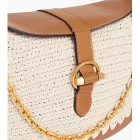 Le Tanneur - Pia sac bandoulière effet raphia