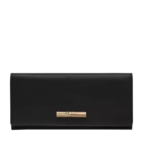 Longchamp - Le Roseau Sleek portefeuille long à rabat