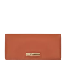 Longchamp - Le Roseau Sleek portefeuille long à rabat