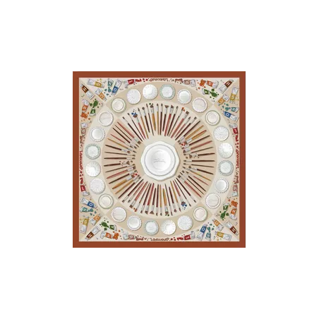 Longchamp - Palette d'Artiste carré de soie