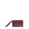 lancel - portefeuille compact rectangulaire zippé m premier flirt de lancel