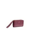 lancel - portefeuille compact rectangulaire zippé m premier flirt de lancel