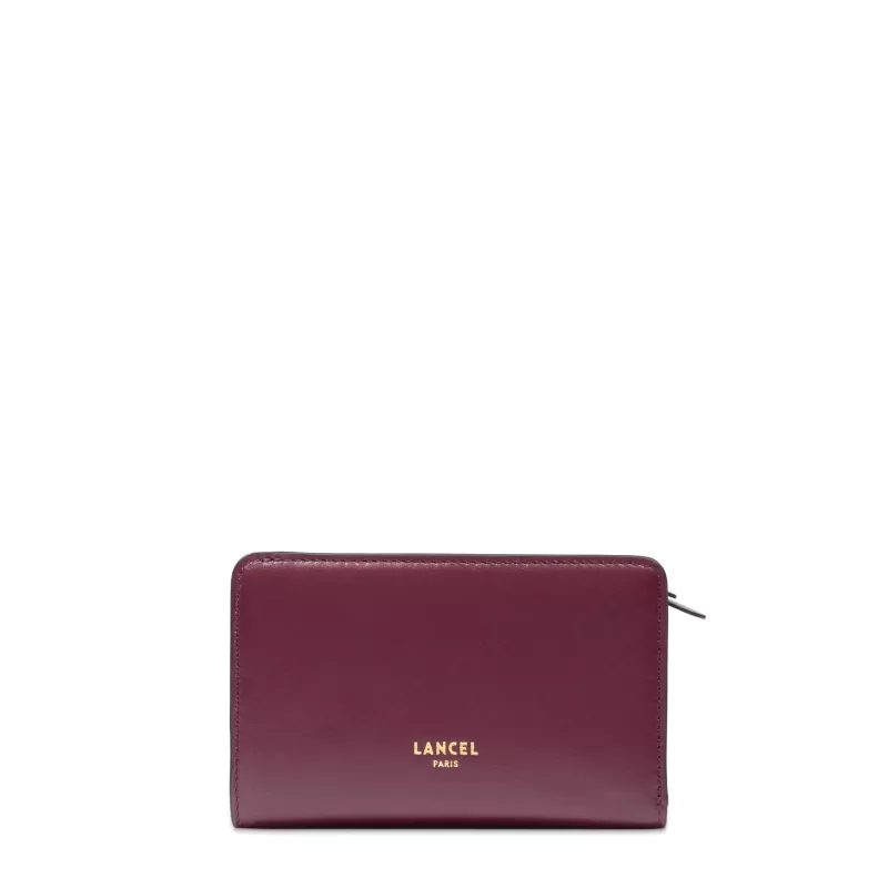 Lancel - Origami portefeuille compact zippé Lancel - Origami portefeuille compact zippé