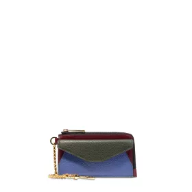 Lancel - Enveloppe porte-cartes zippé