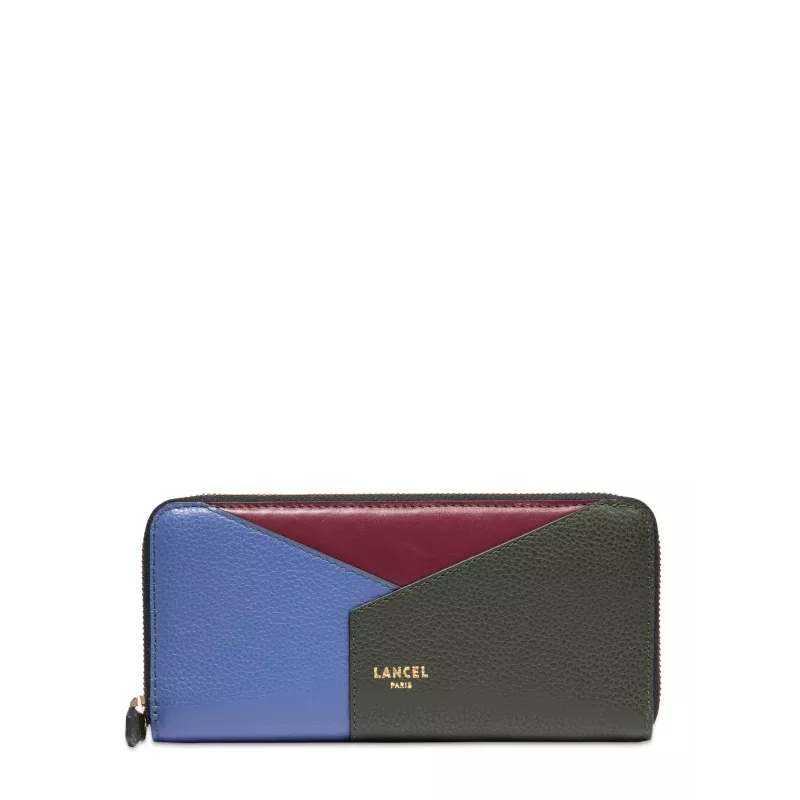 Lancel - Enveloppe portefeuille long zippé Lancel - Enveloppe portefeuille long zippé