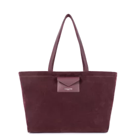 Suédine Kba - Sac cabas porté épaule