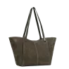 Suède - Sac cabas porté épaule