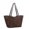 Suède - Sac cabas porté épaule