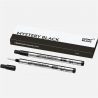 montblanc - 2 recharges pour rollerball legrand (f) mystery black