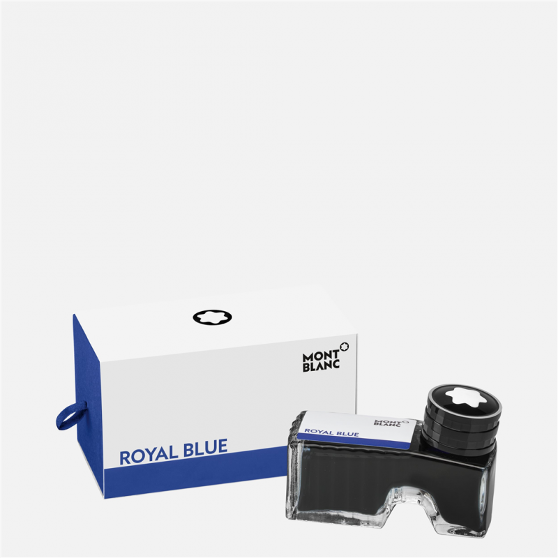 montblanc - flacon d'encre, royal blue